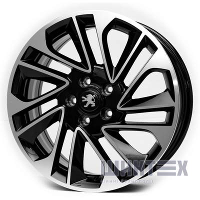 Replica Peugeot RX429 6.5x17 5x108 ET43 DIA67.1 BMF